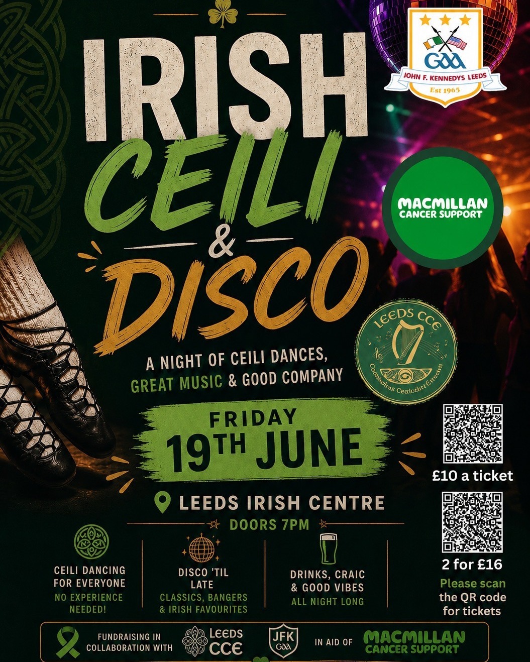 Irish Ceili & Disco poster