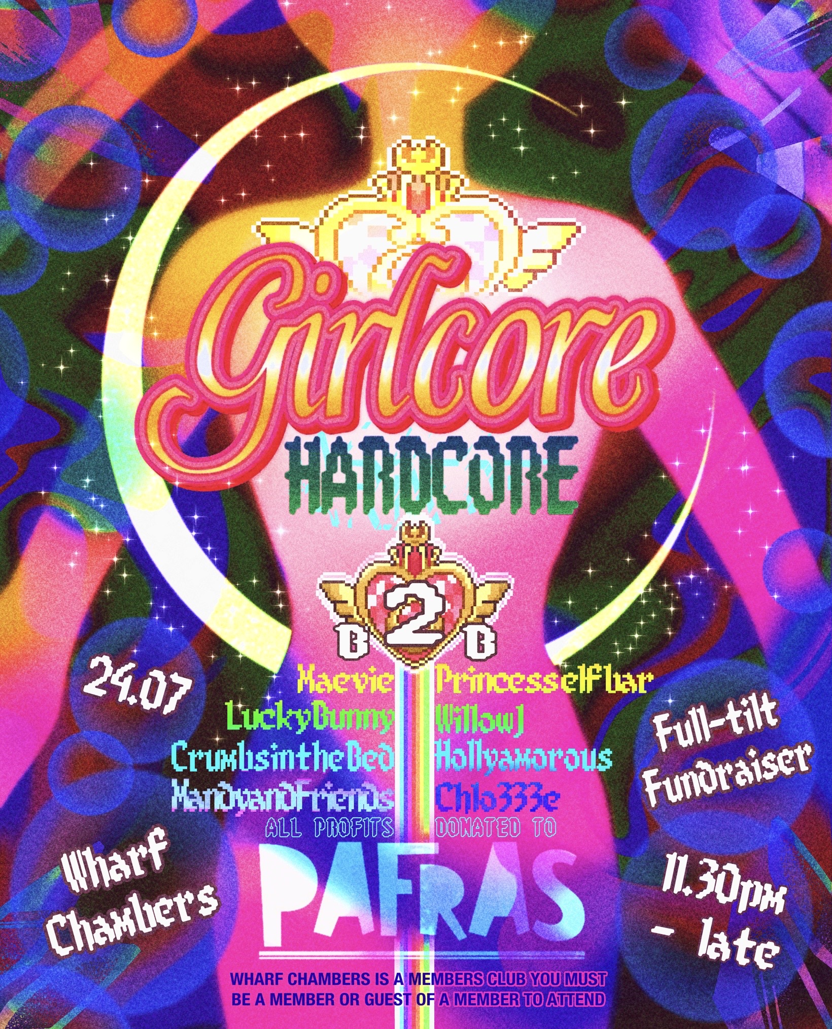 GIRLCORE HARDCORE poster