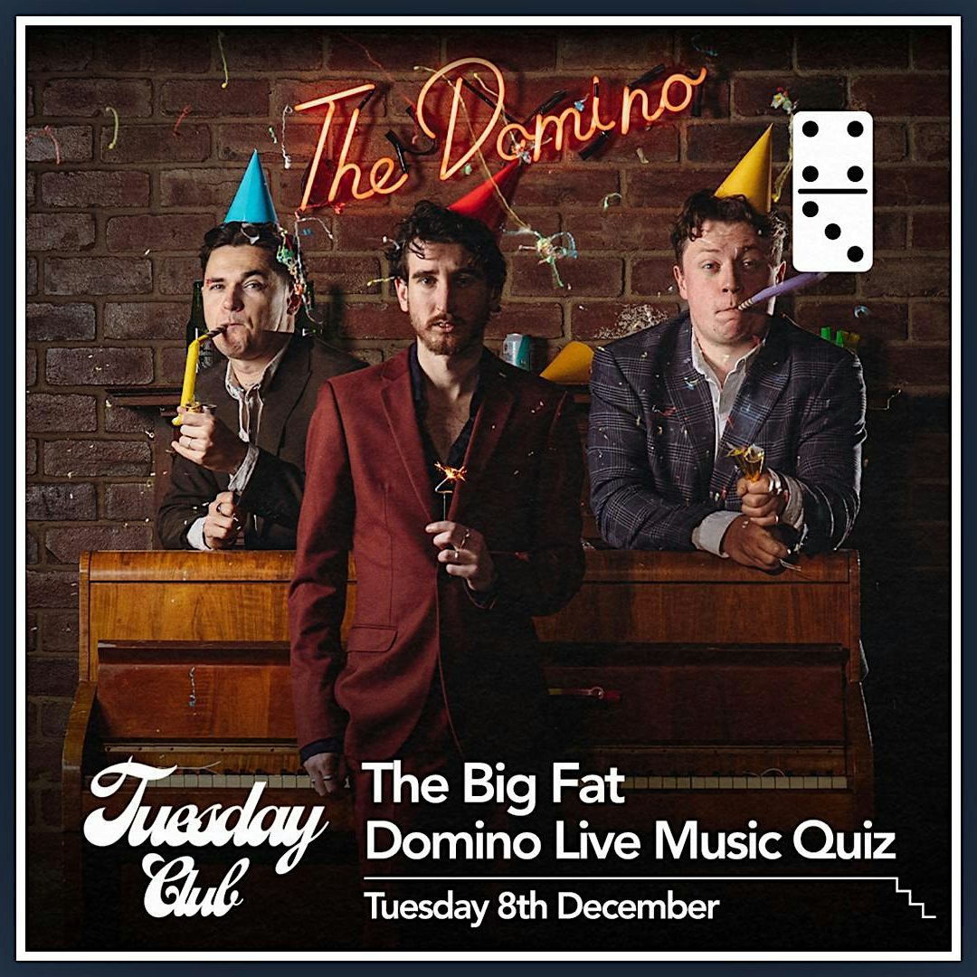 The Big Fat Domino Live Music Quiz poster