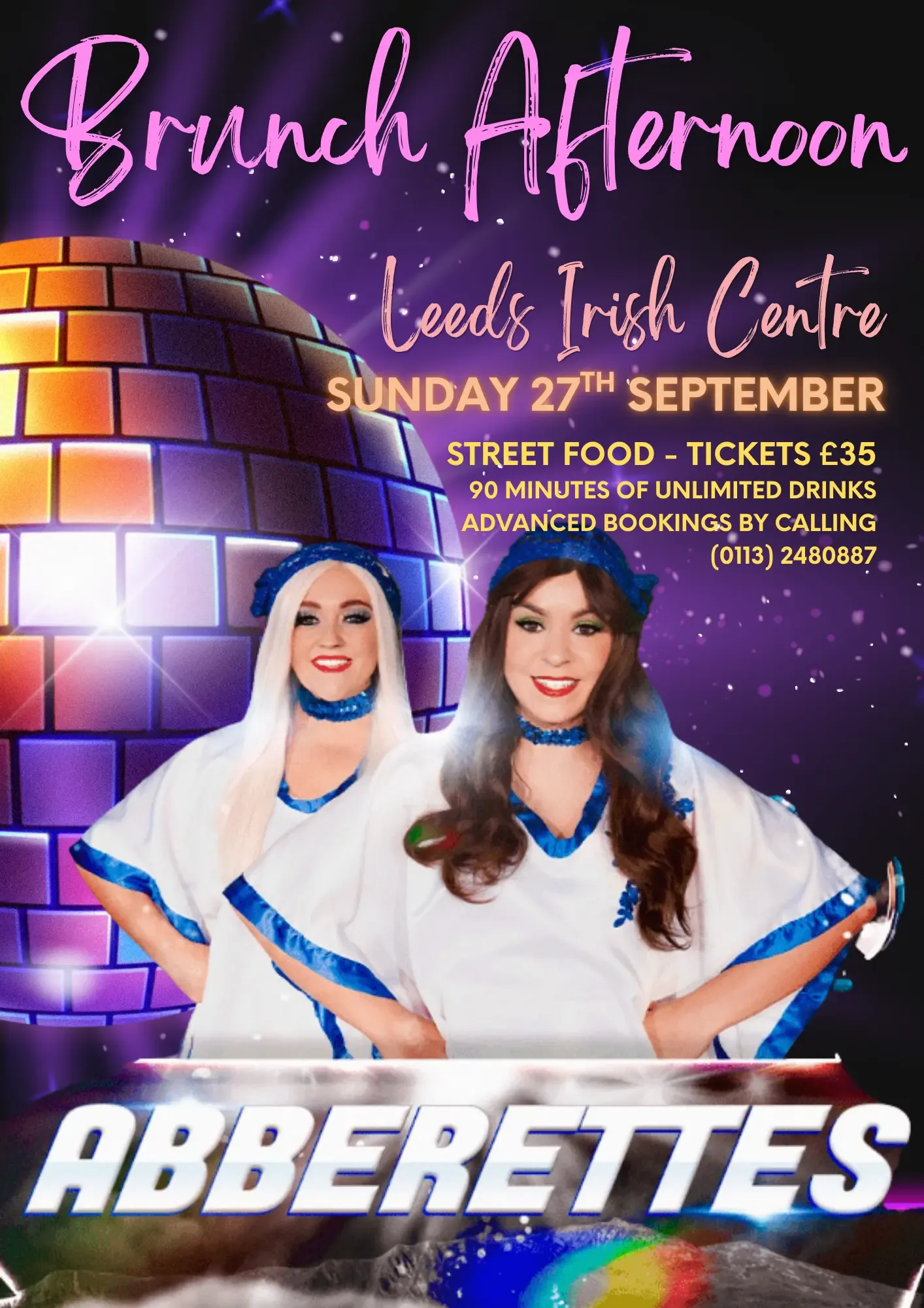 ABBA Brunch Afternoon poster