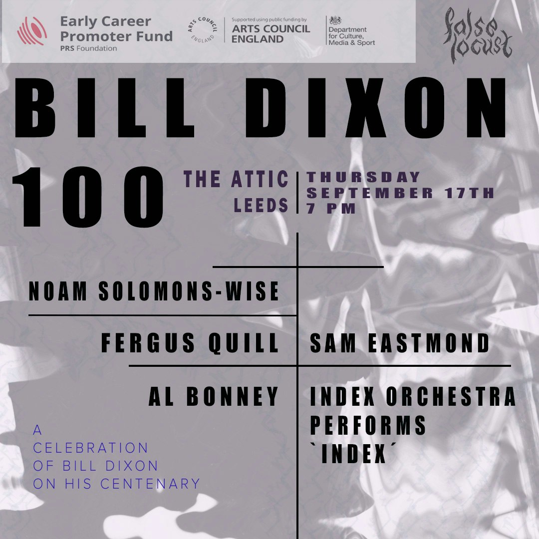 Bill Dixon 100 poster