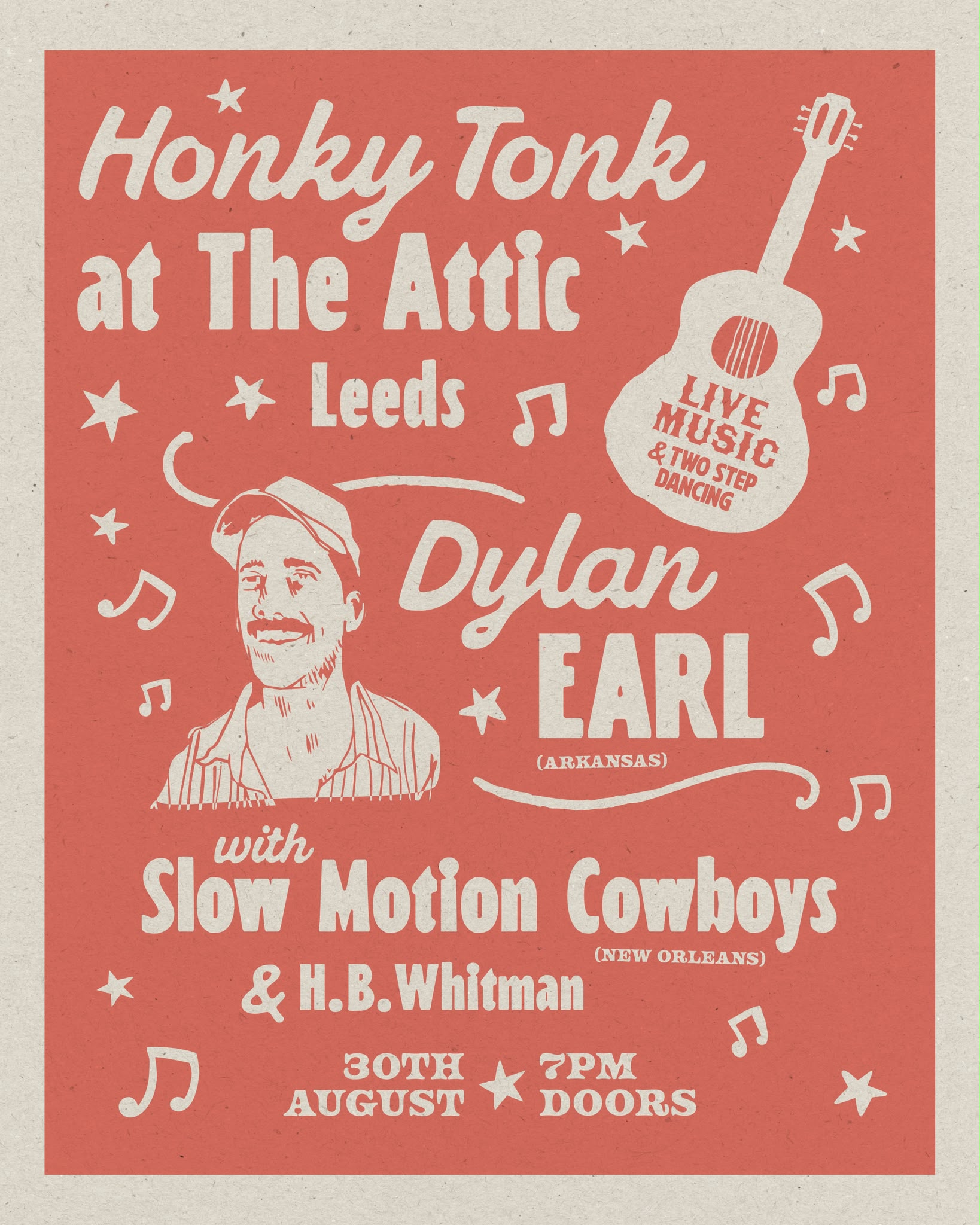 Honky Tonk at The Attic poster