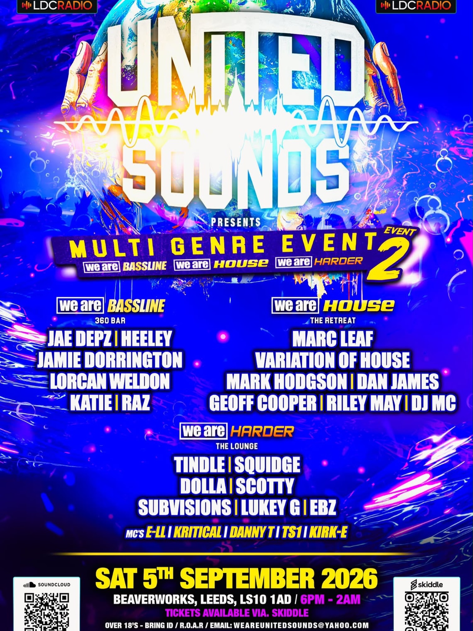 United Sounds Presents Multi Genre Event 2 poster
