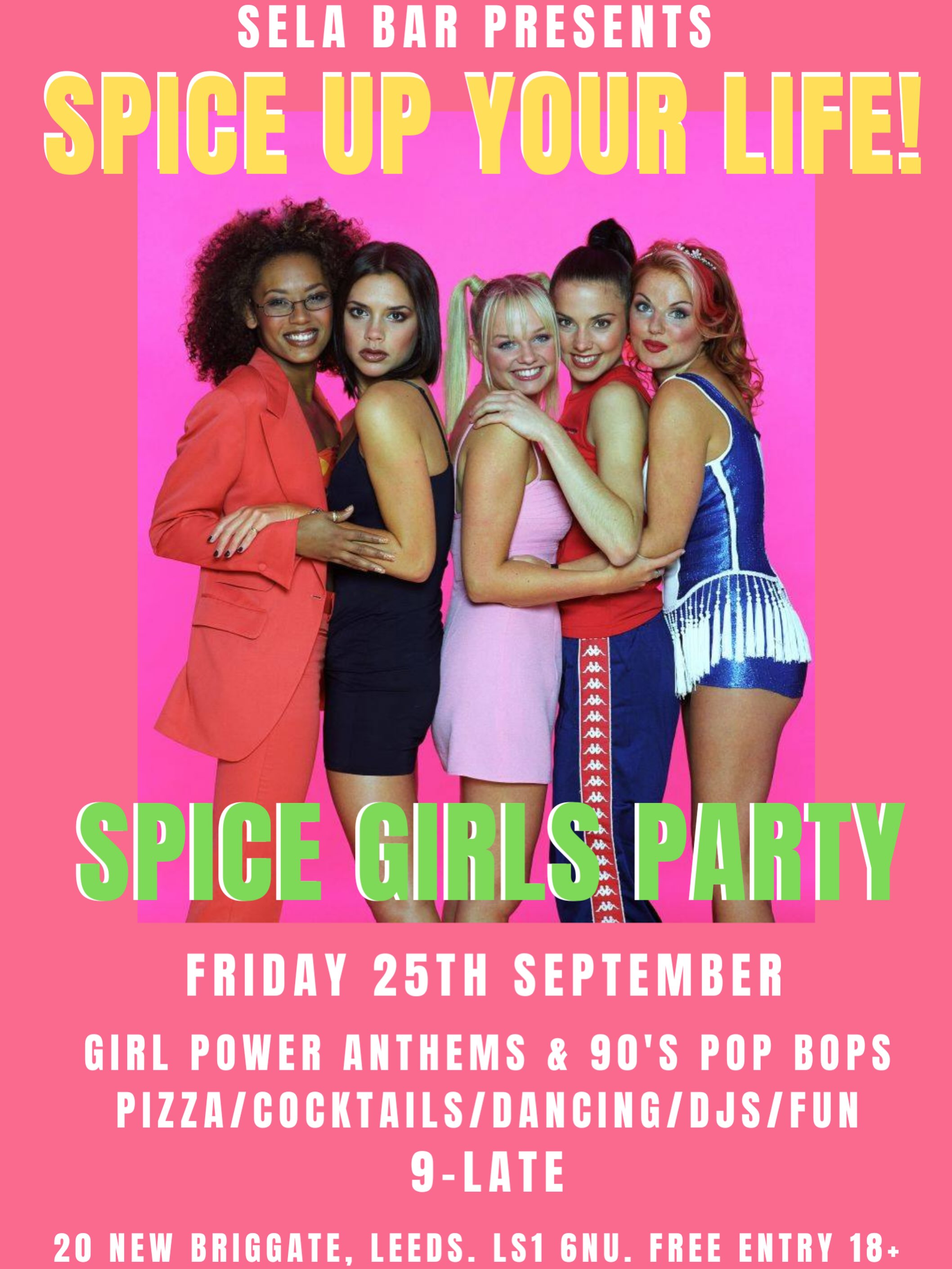 Spice Girls Party poster