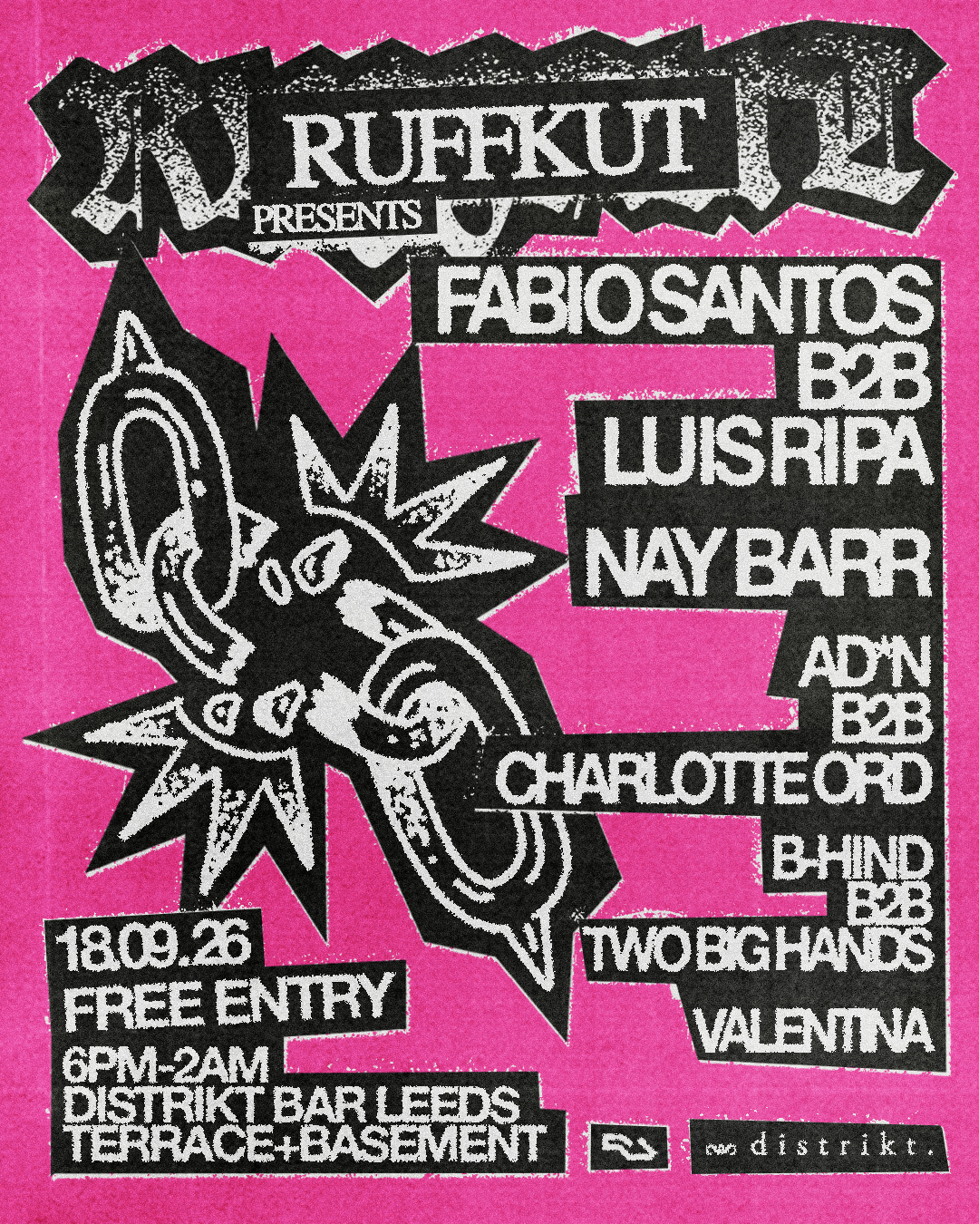 Ruffkut presents poster