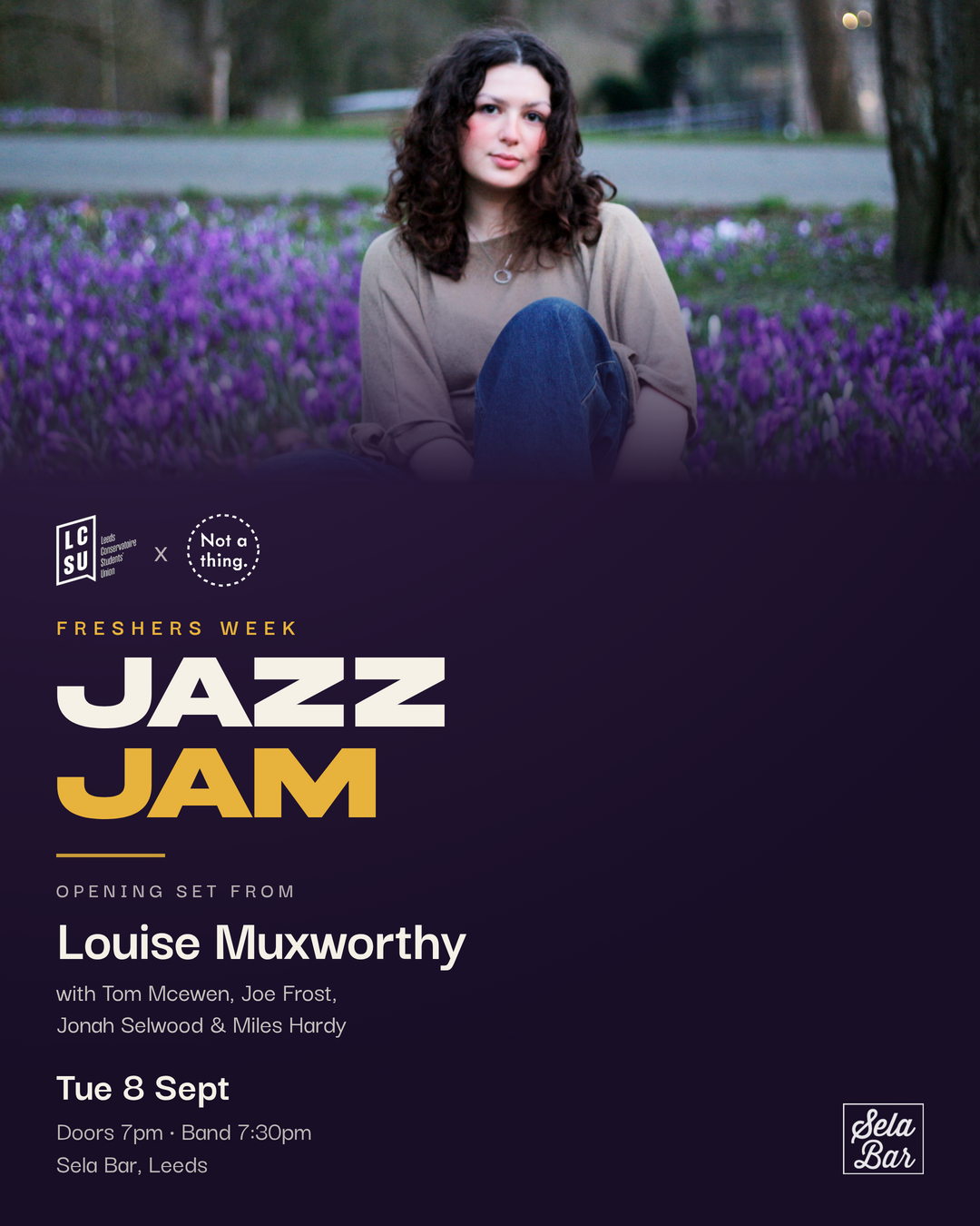 Freshers Jazz Jam poster