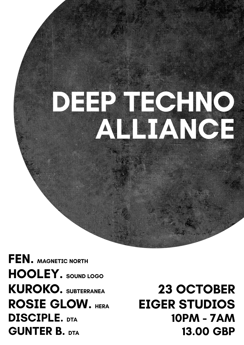 Deep Techno Alliance 2026 poster