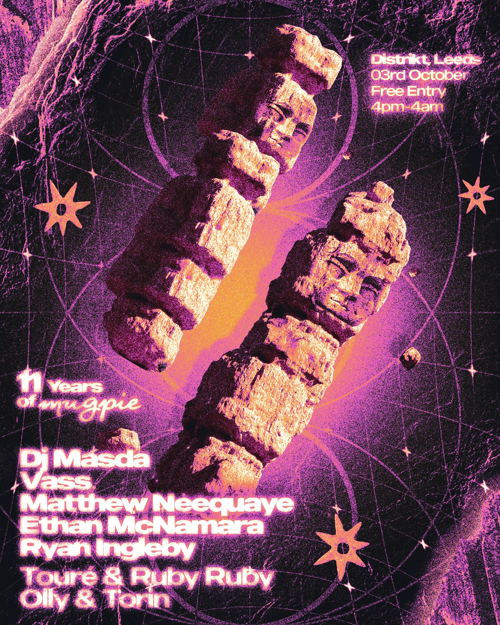 Mugpie 11th Birthday with DJ Masda, Vass & Matthew Neequaye poster