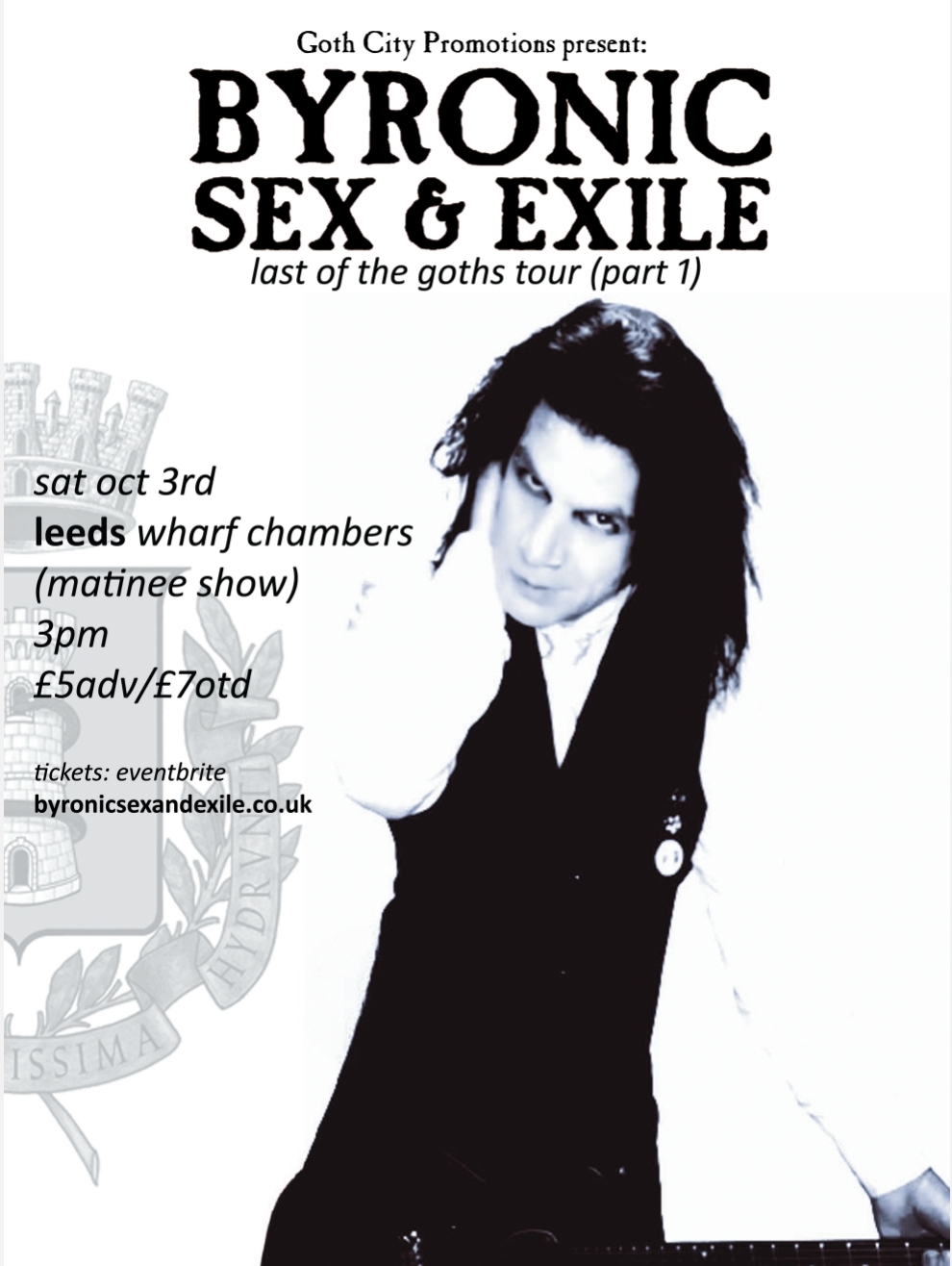 Byronic Sex & Exile poster