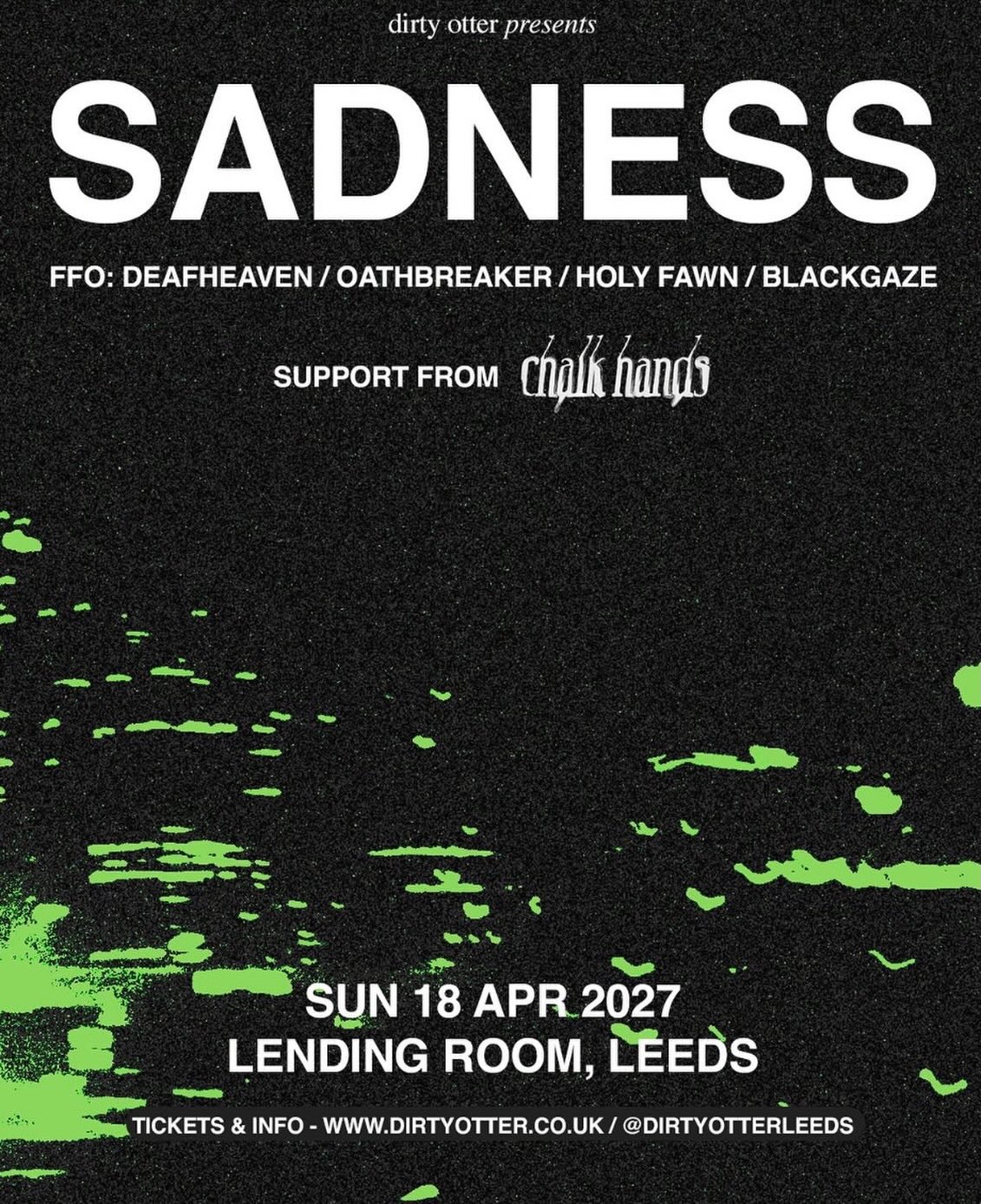 Sadness / Chalk Hands poster