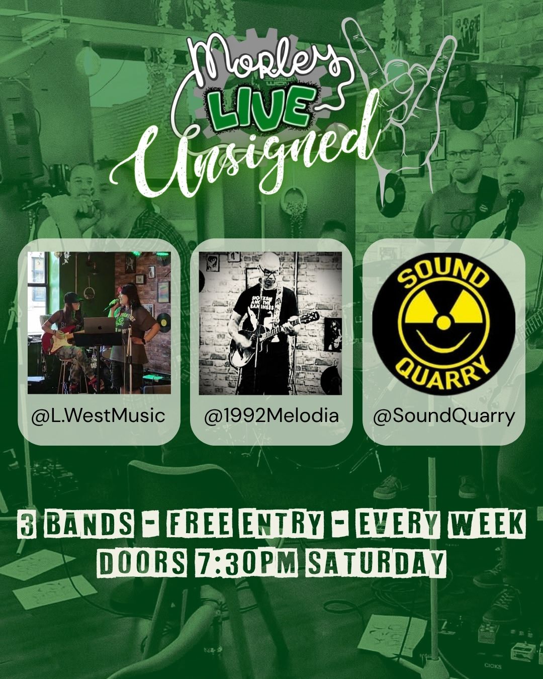 Morley Live Unsigned poster