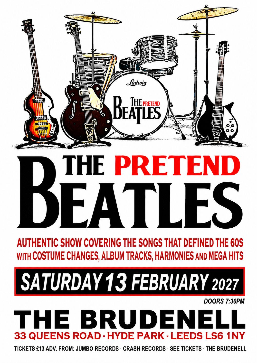 The Pretend Beatles poster