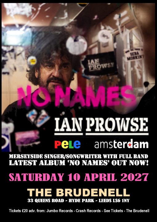 Ian Prowse & Amsterdam poster