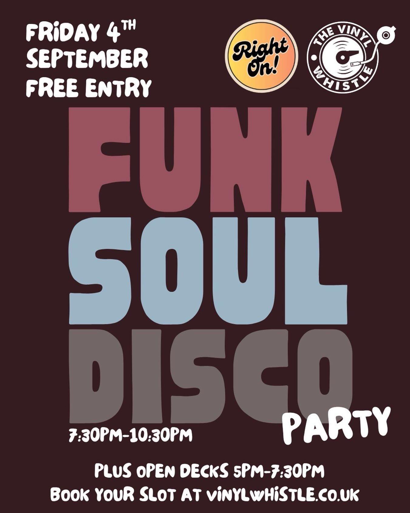 Funk Soul Disco Party poster