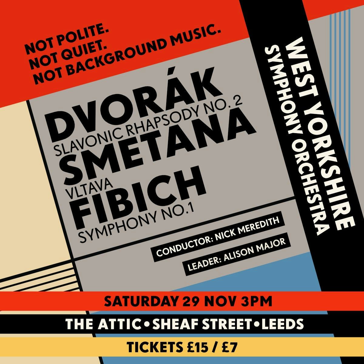 West Yorkshire Symphony Orchestra poster