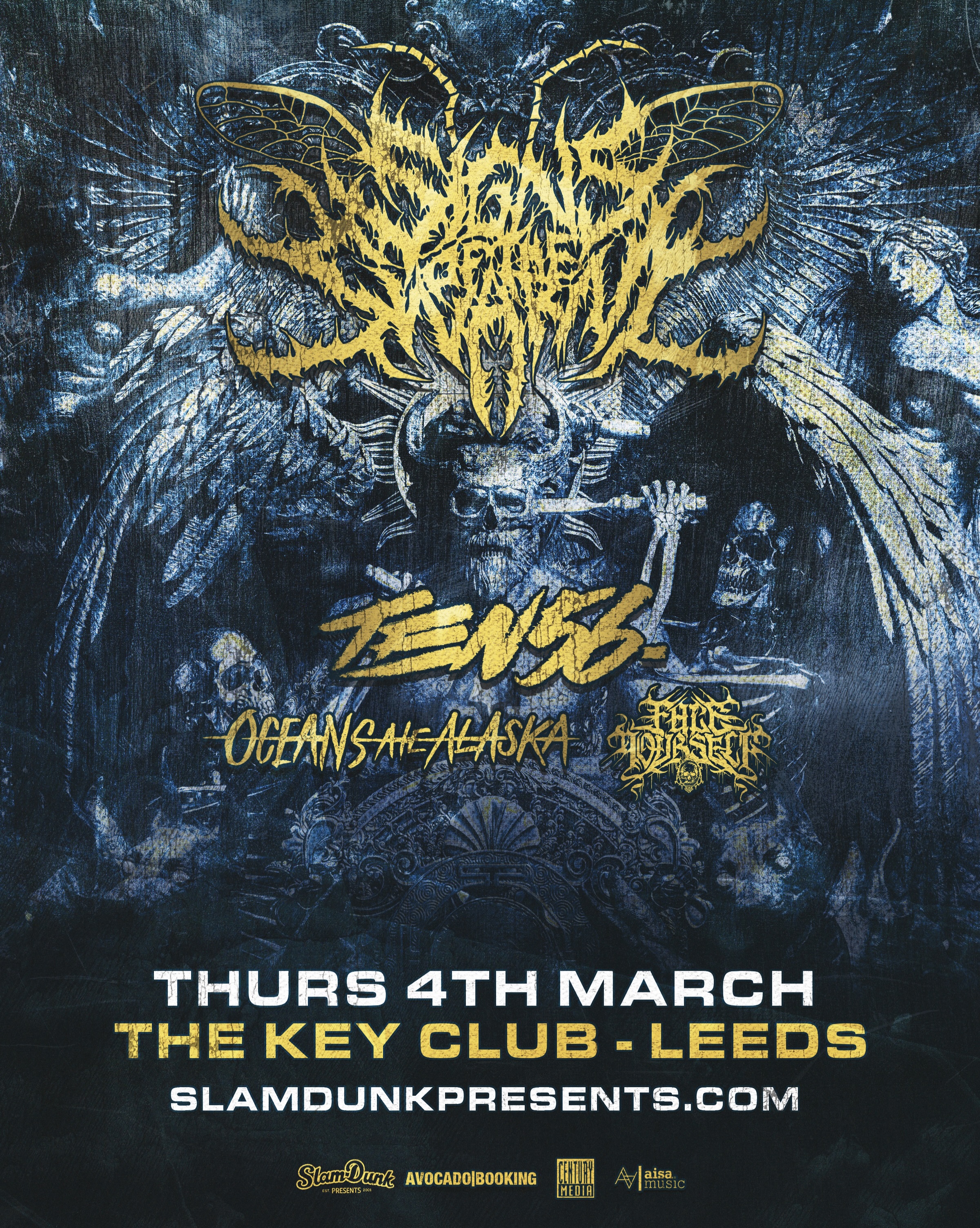 Signs of the Swarm / Ten56 / Oceans Ate Alaska / Face Yourself poster