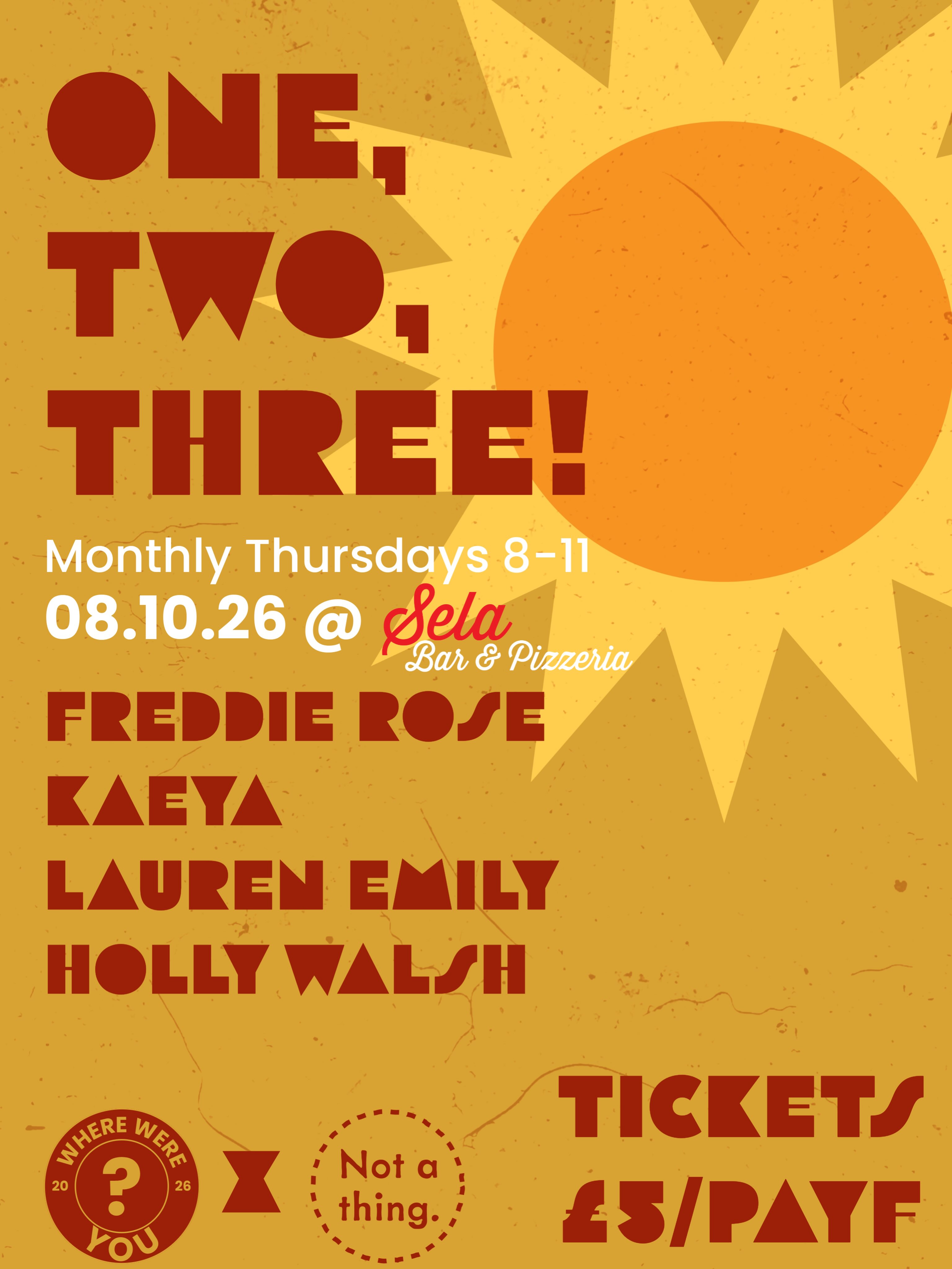 1,2,3! poster
