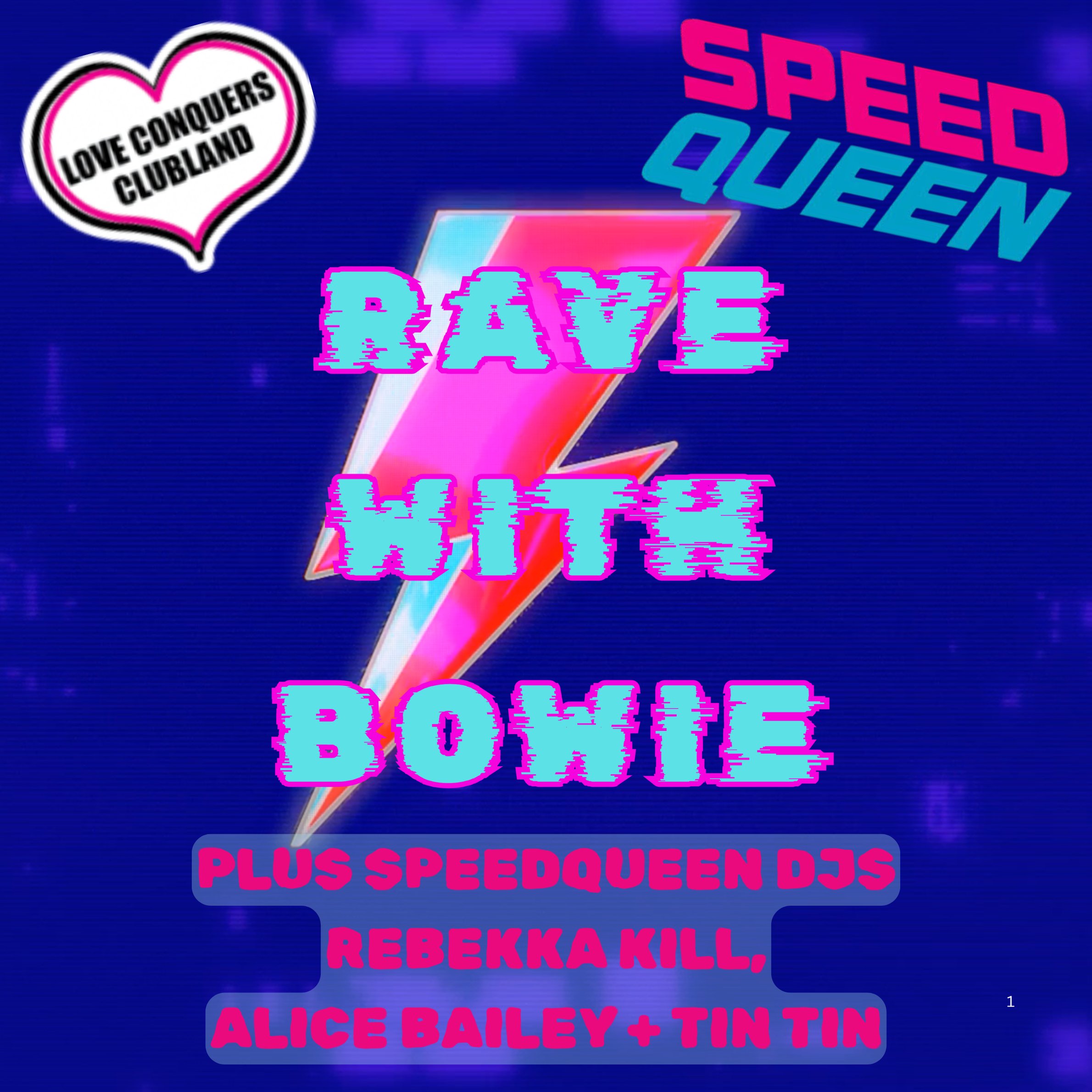 Rave With Bowie poster