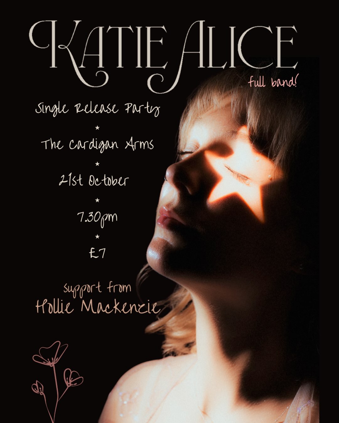Katie Alice Single Release Party poster