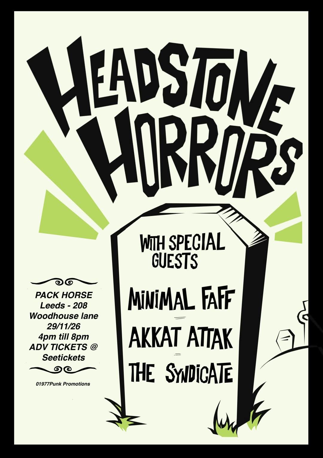 Headstone Horrors / Strip Search Tramp / Akkat Attak poster
