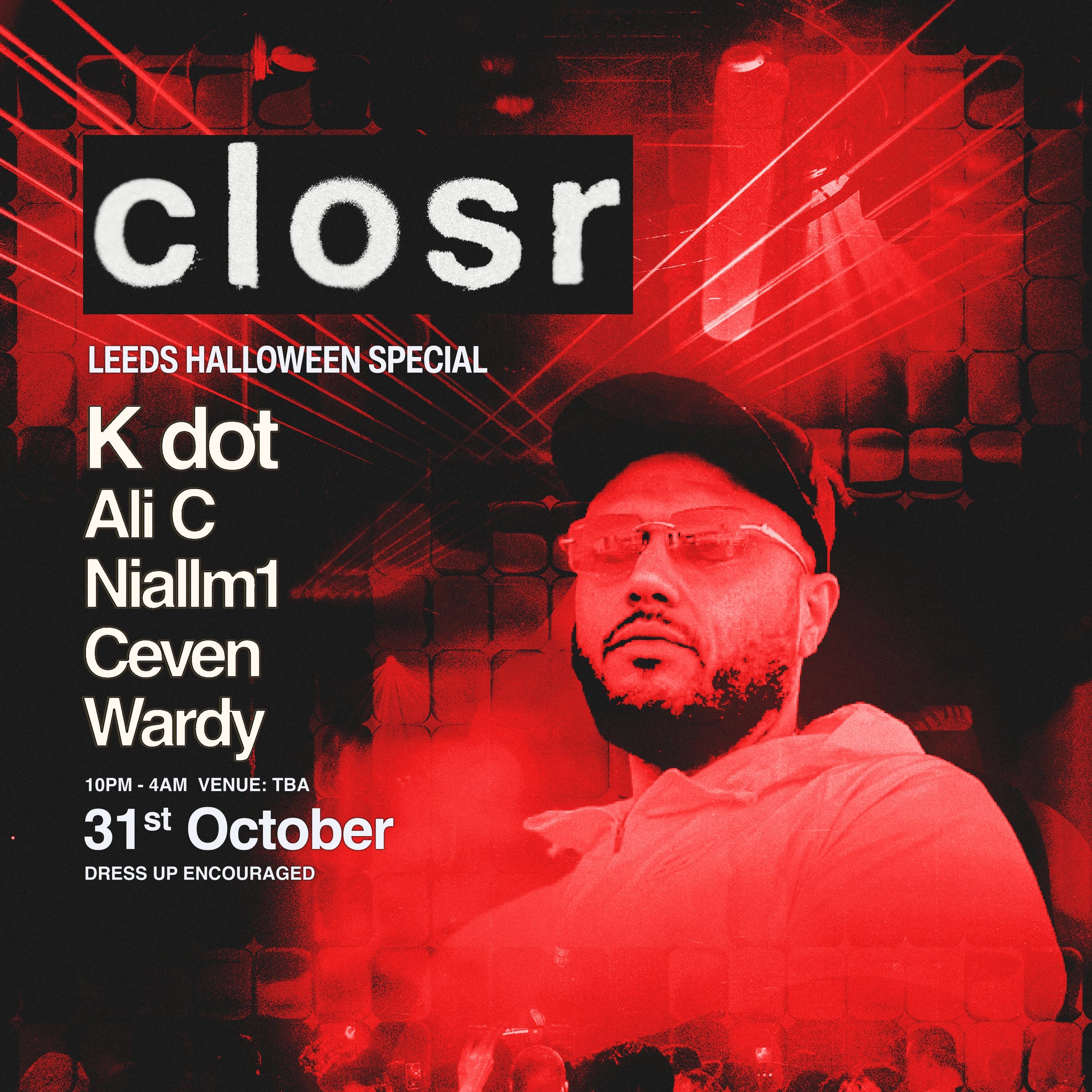 HALLOWEEN SECRET RAVE poster