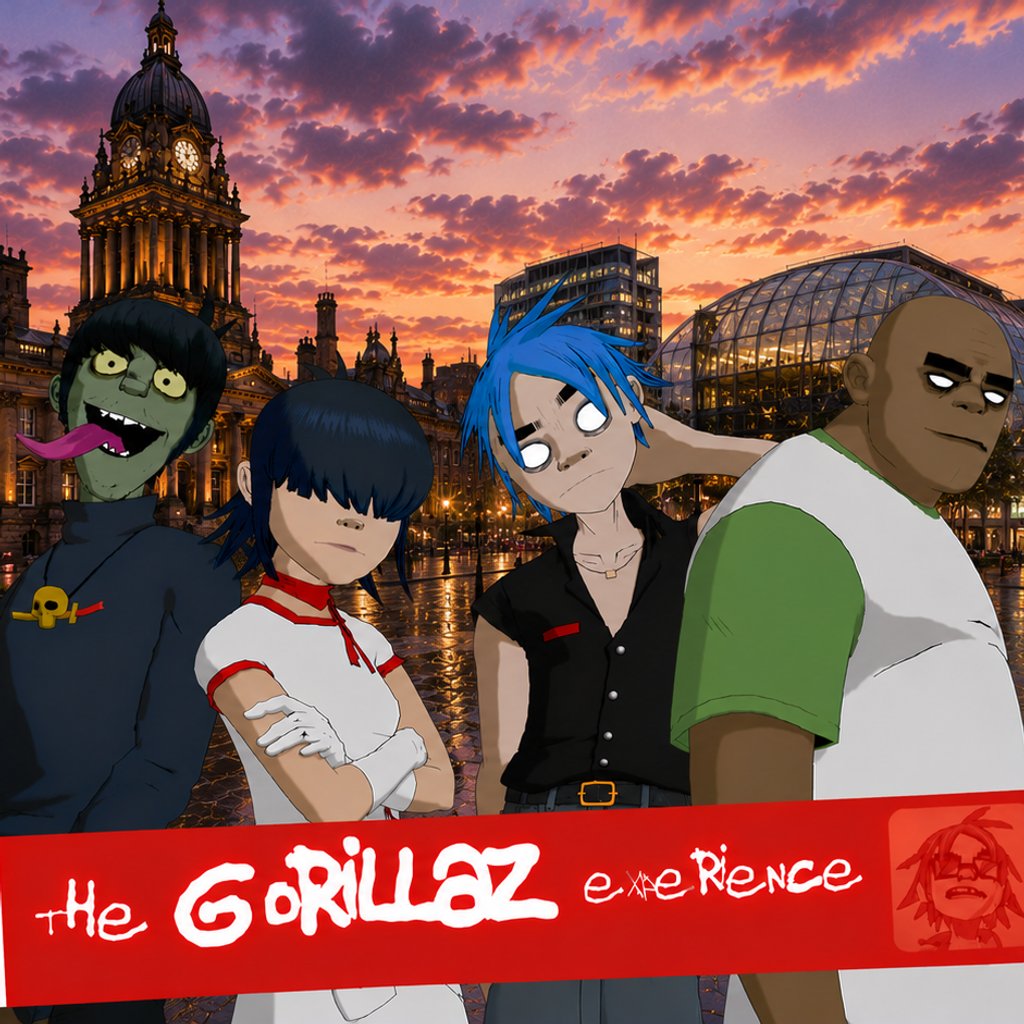 The Gorillaz Experience in Leeds! poster