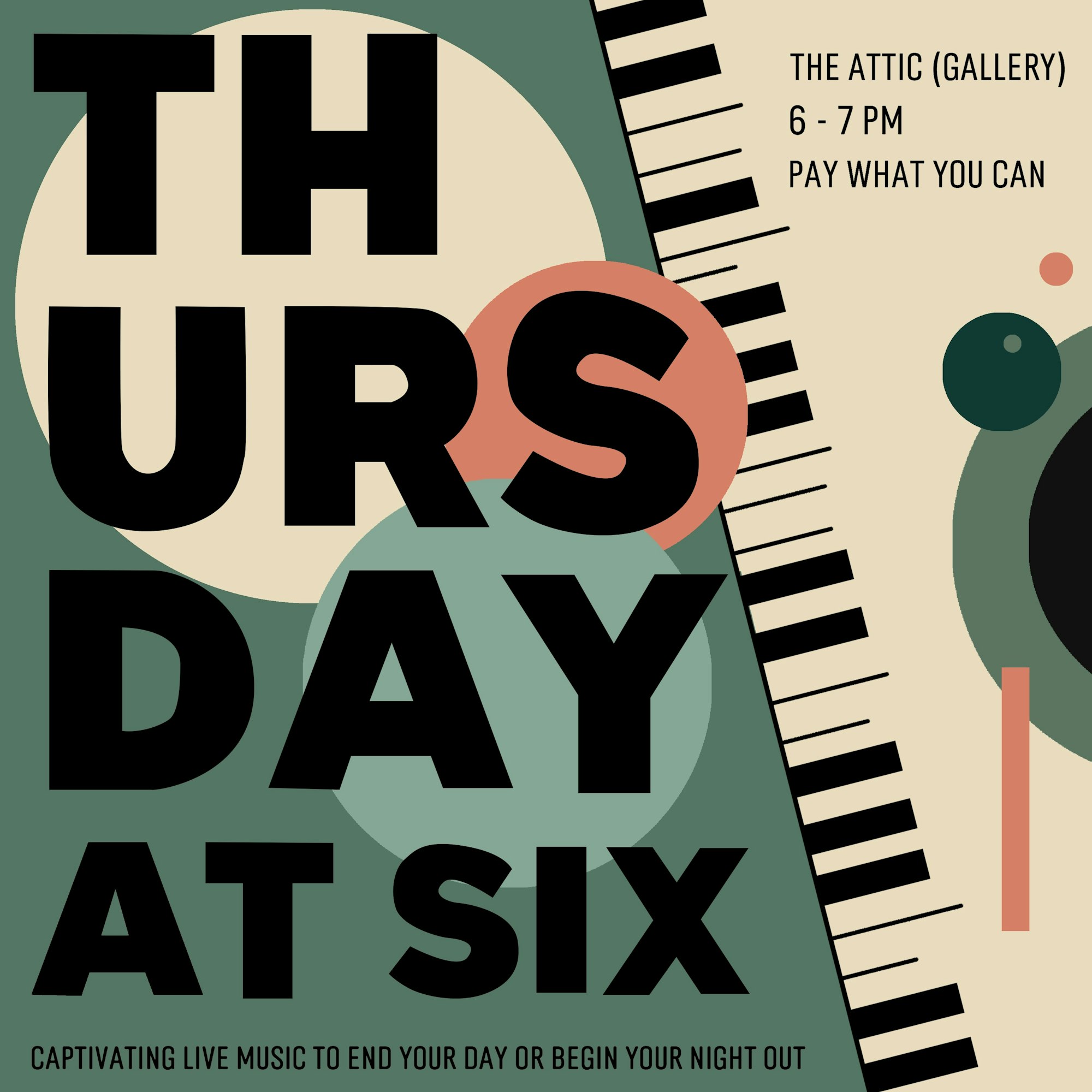 Thursday at Six poster