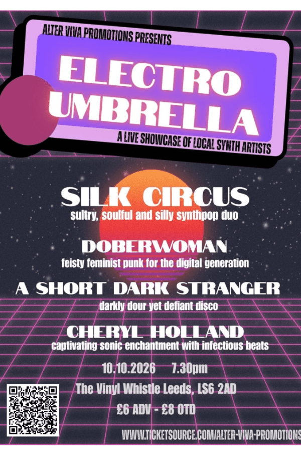 Electro Umbrella: A Live Showcase Of Local Synth Artists poster