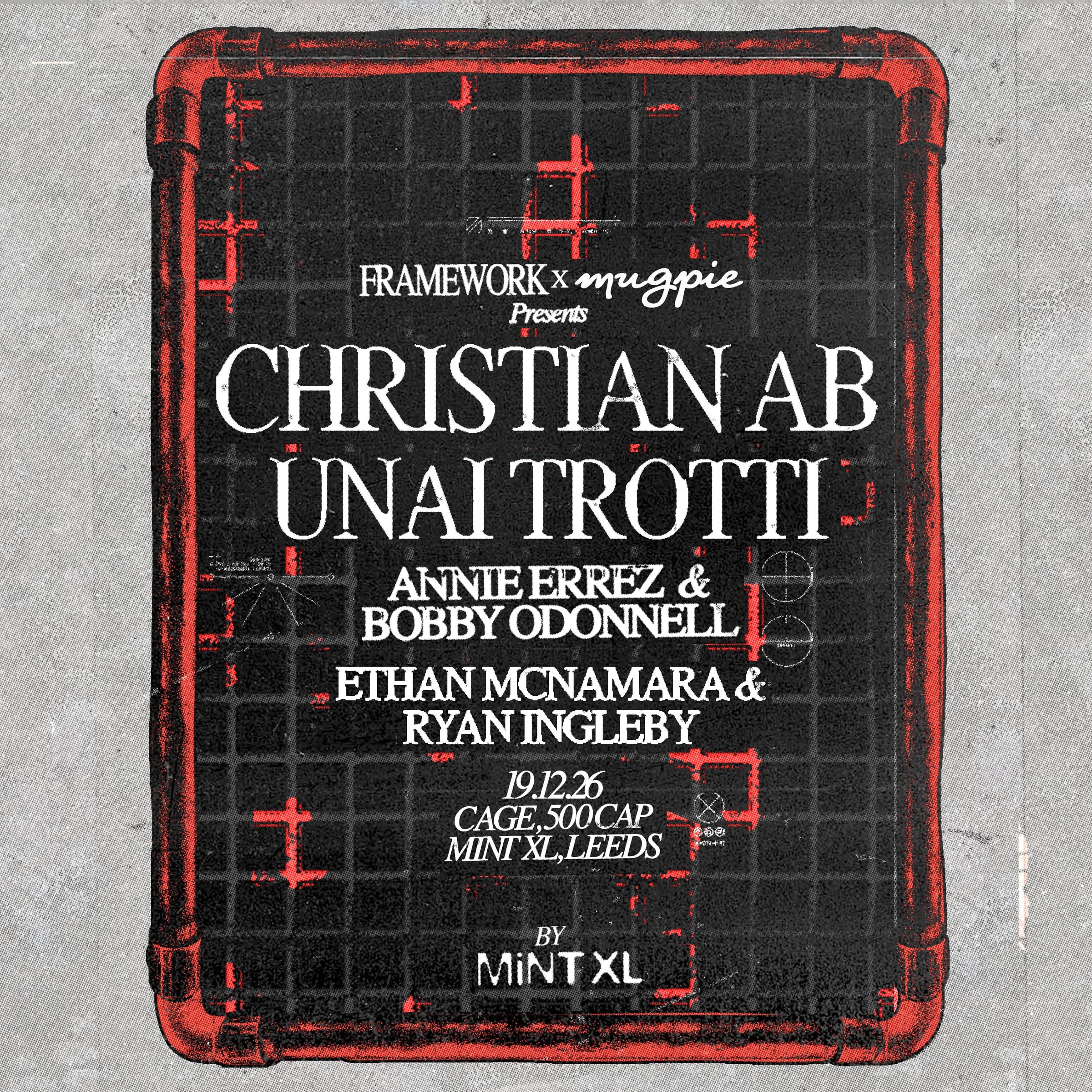 Framework x Mugpie: Christian AB / Unai Trotti / Annie Errez / Bobby O'Donnell / Ethan McNamara / Ryan Ingleby poster