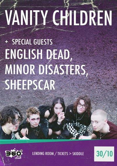 Vanity Children / English Dead / Minor Disasters / Sheepscar poster