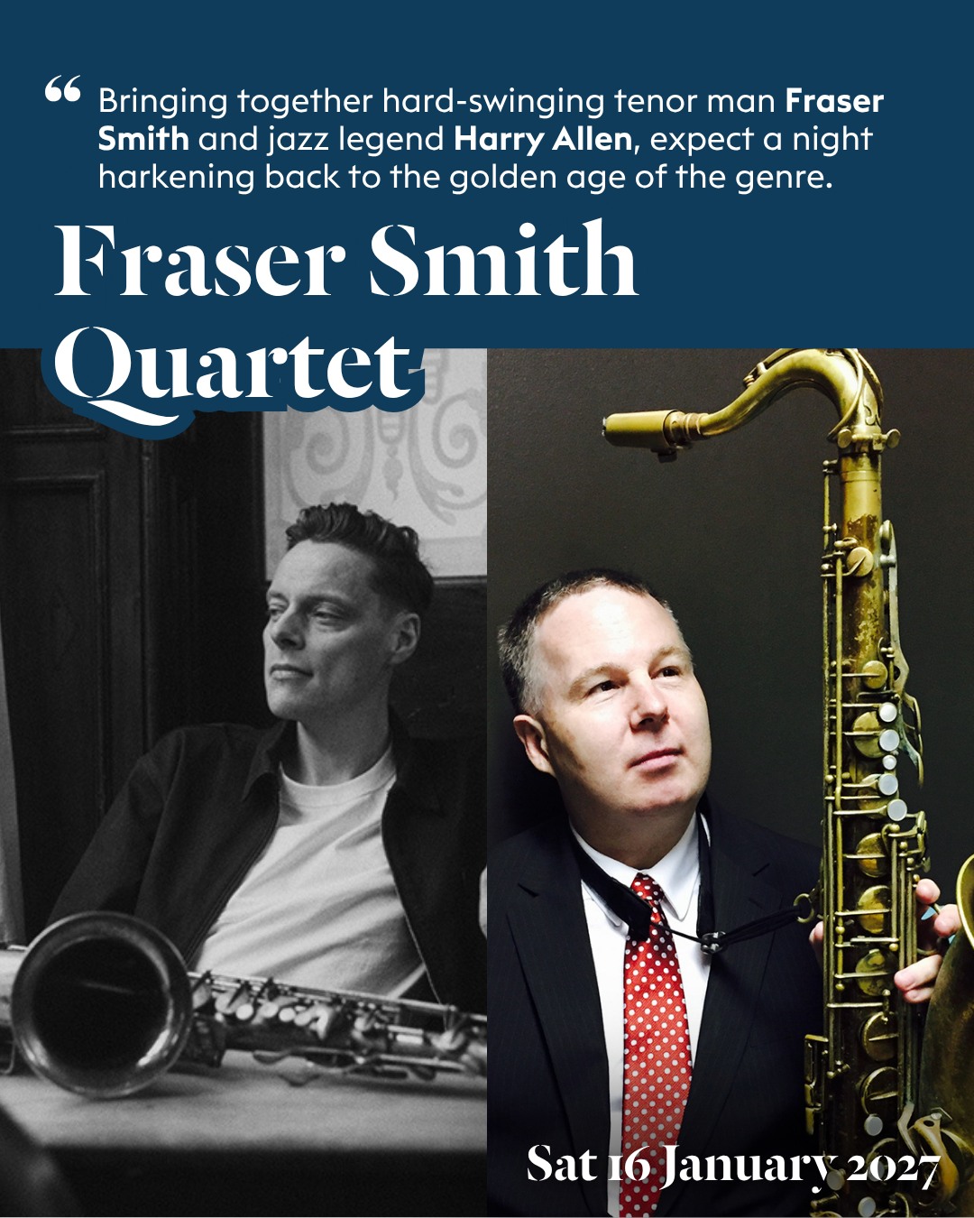 Fraser Smith Quartet poster