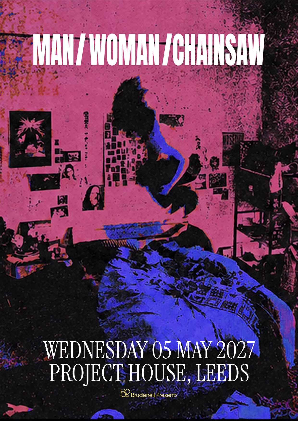 Man / Woman / Chainsaw poster