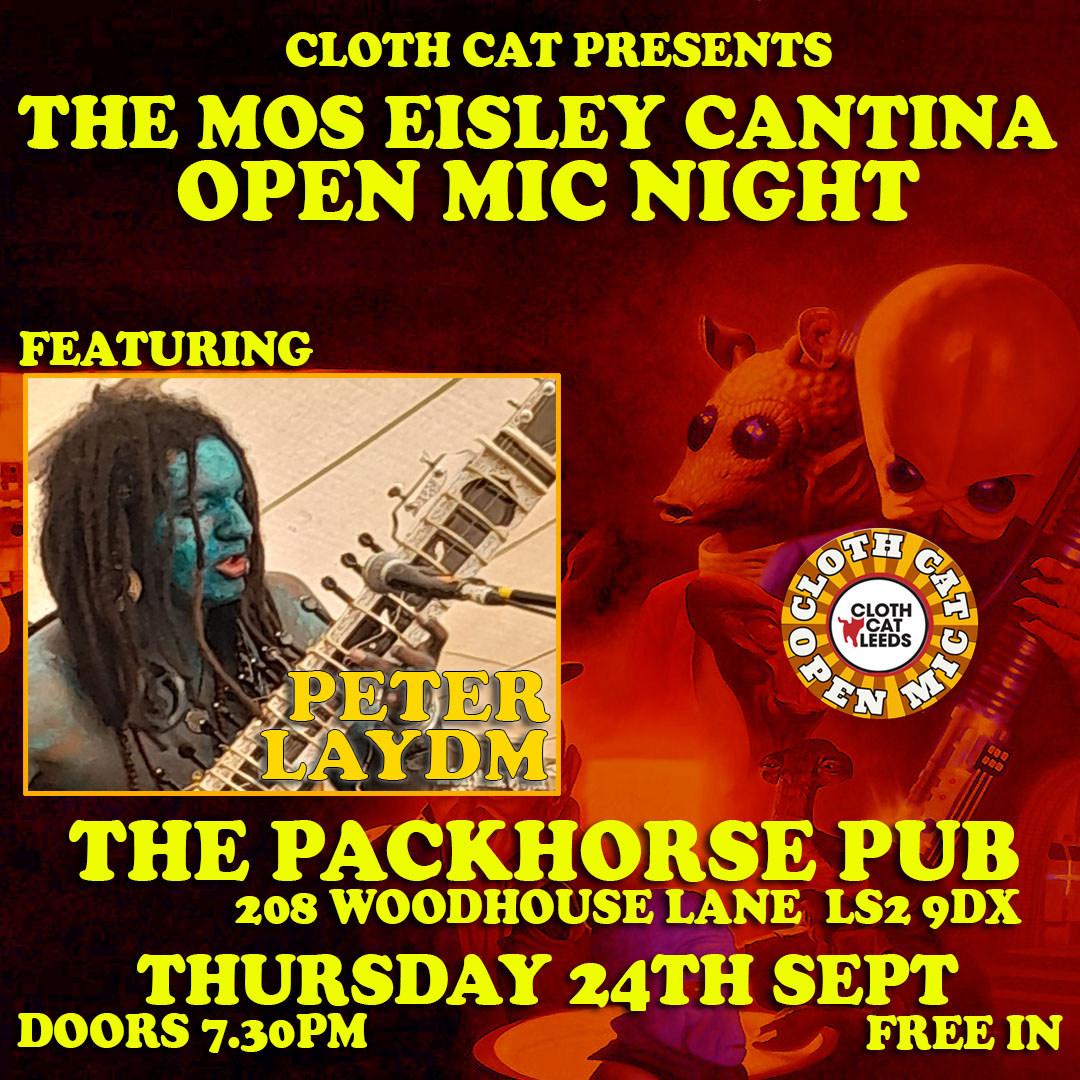 The Mos Eisley Cantina Open Mic Night: Peter Laydm poster