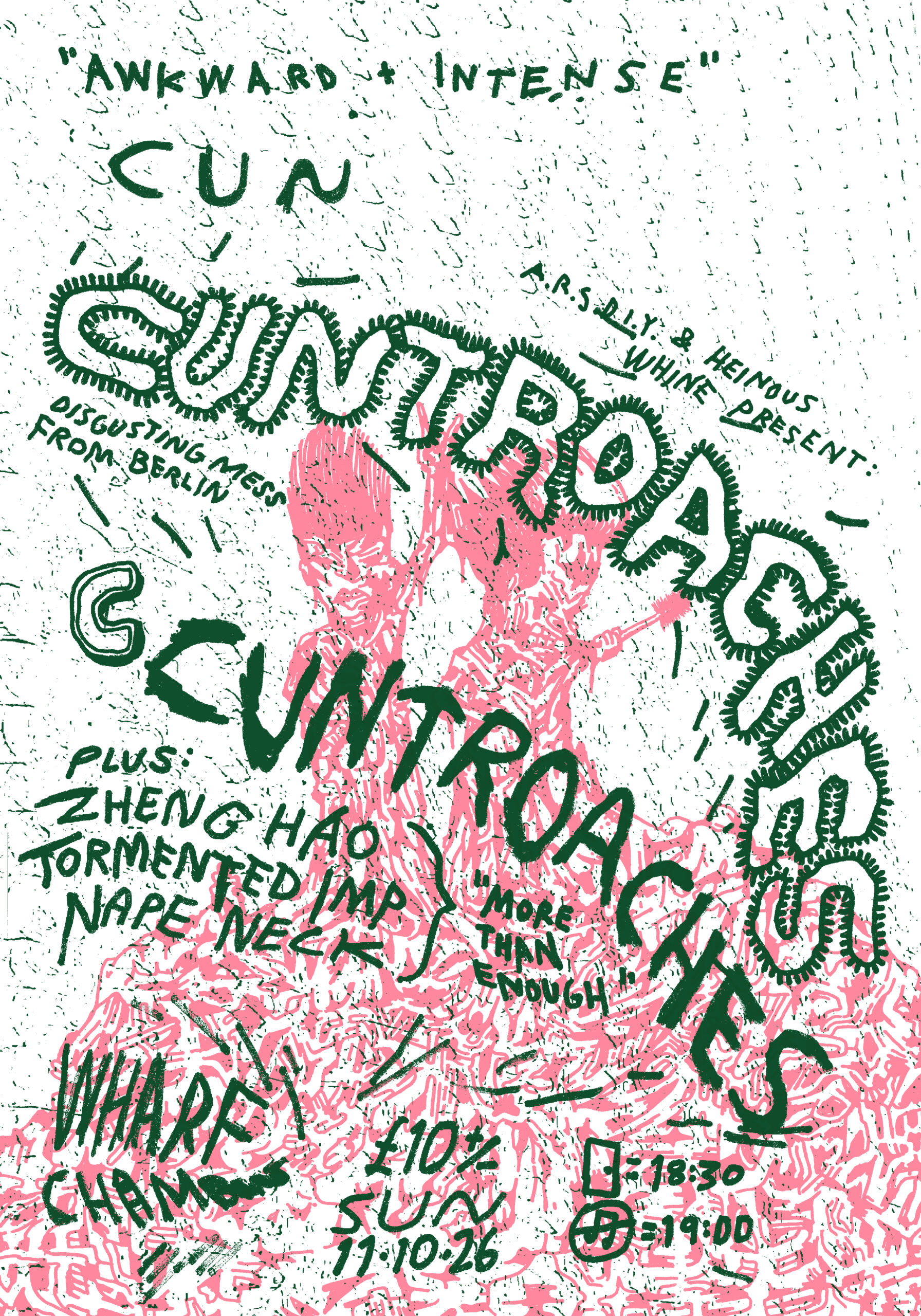 Cuntroaches / Zheng Hao / Tormented Imp / Nape Neck poster