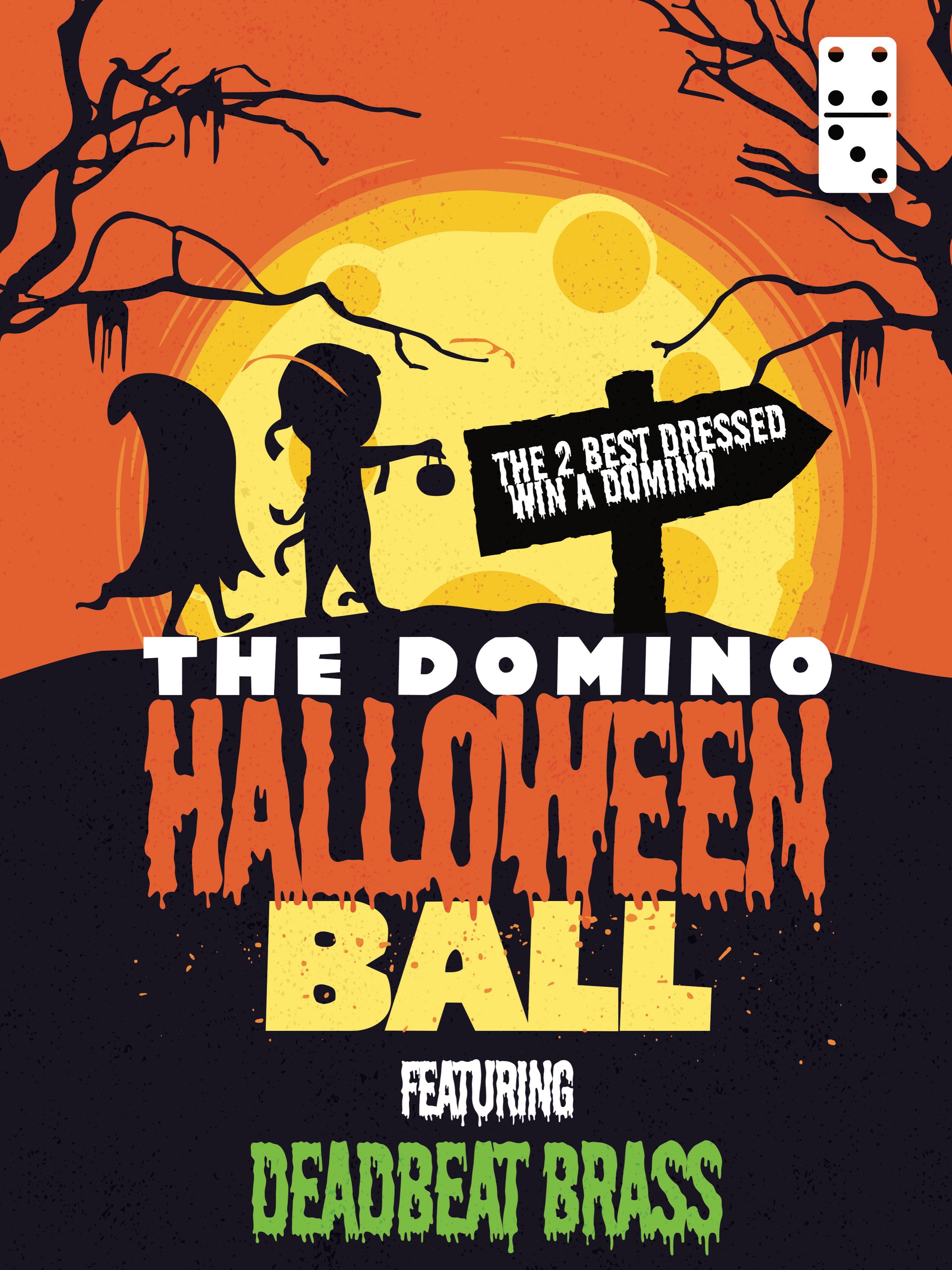 The Domino Halloween Ball Ft. Deadbeat Brass poster