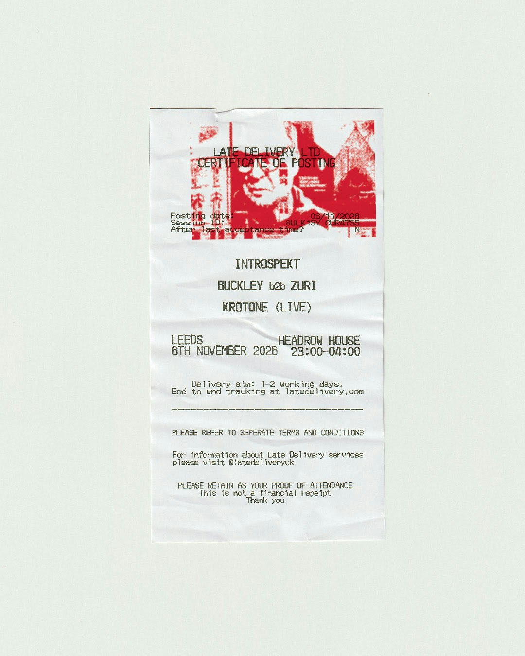 Buckley Curates: Introspekt / Buckley / Zuri / Krotone poster