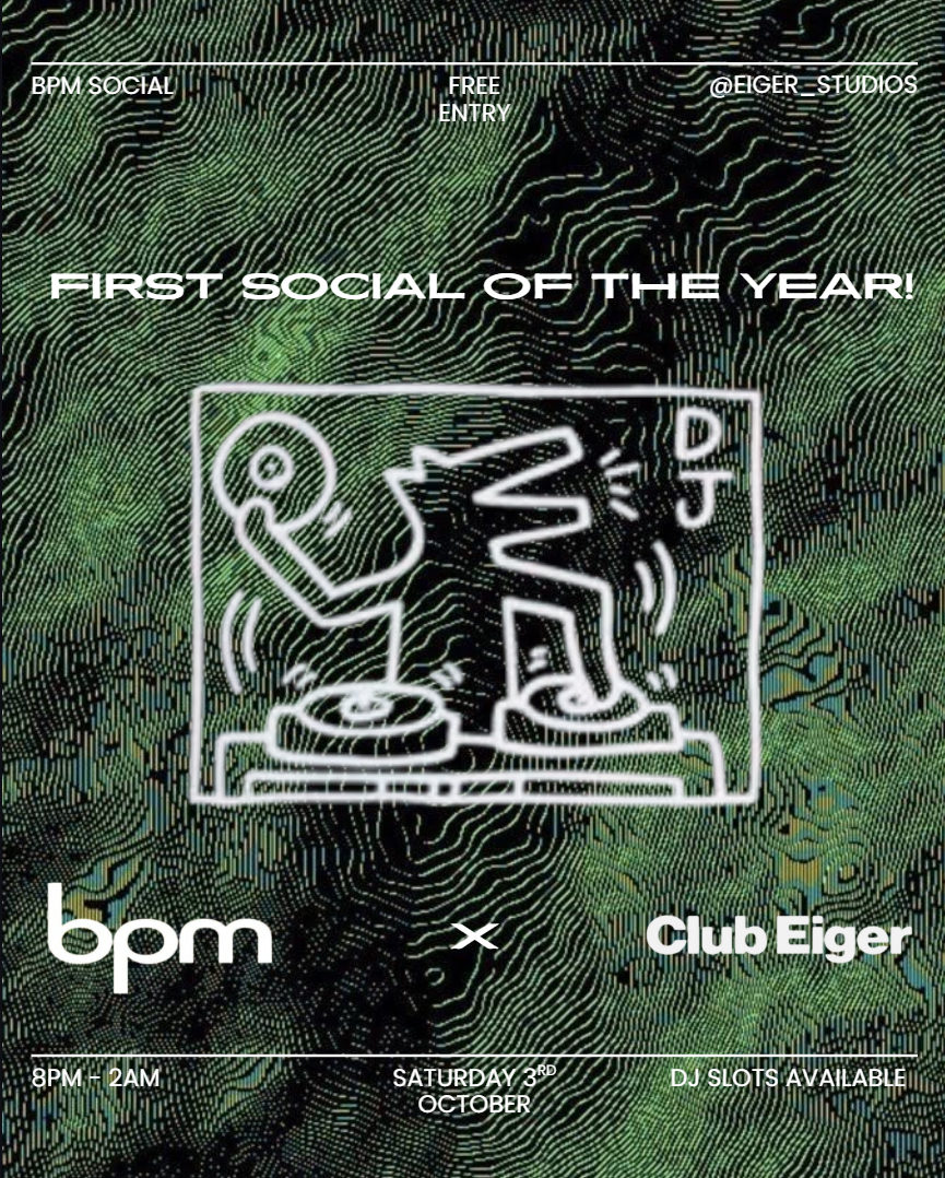 BPM Society x Club Eiger poster