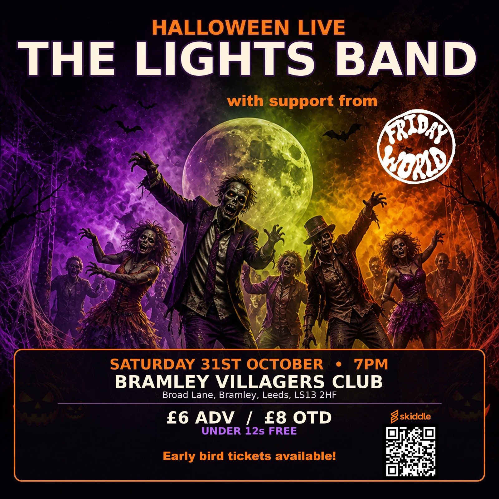 The Lights Band Halloween Party poster