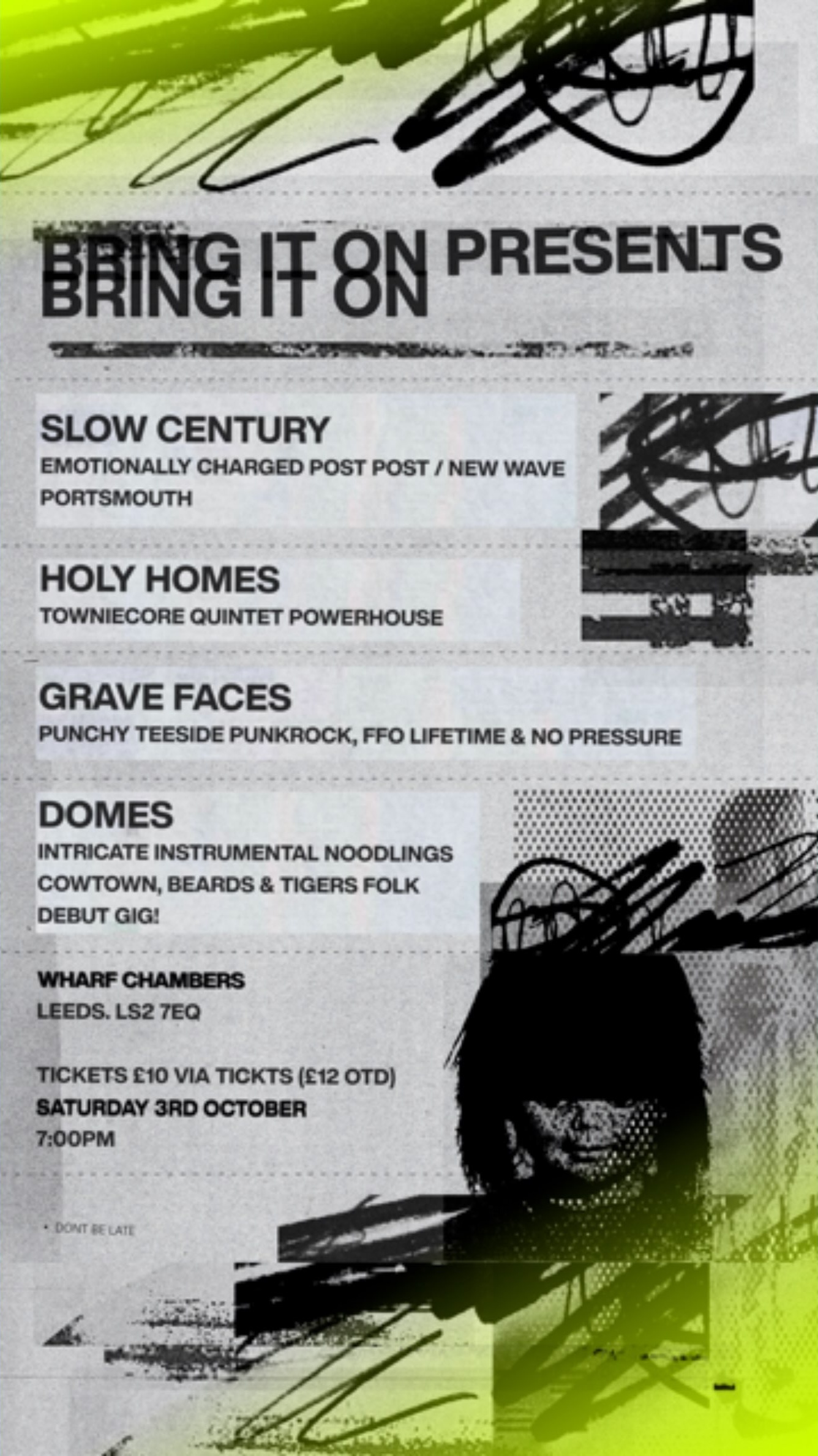 Slow Century / Holy Homes / Grave Faces / Domes poster