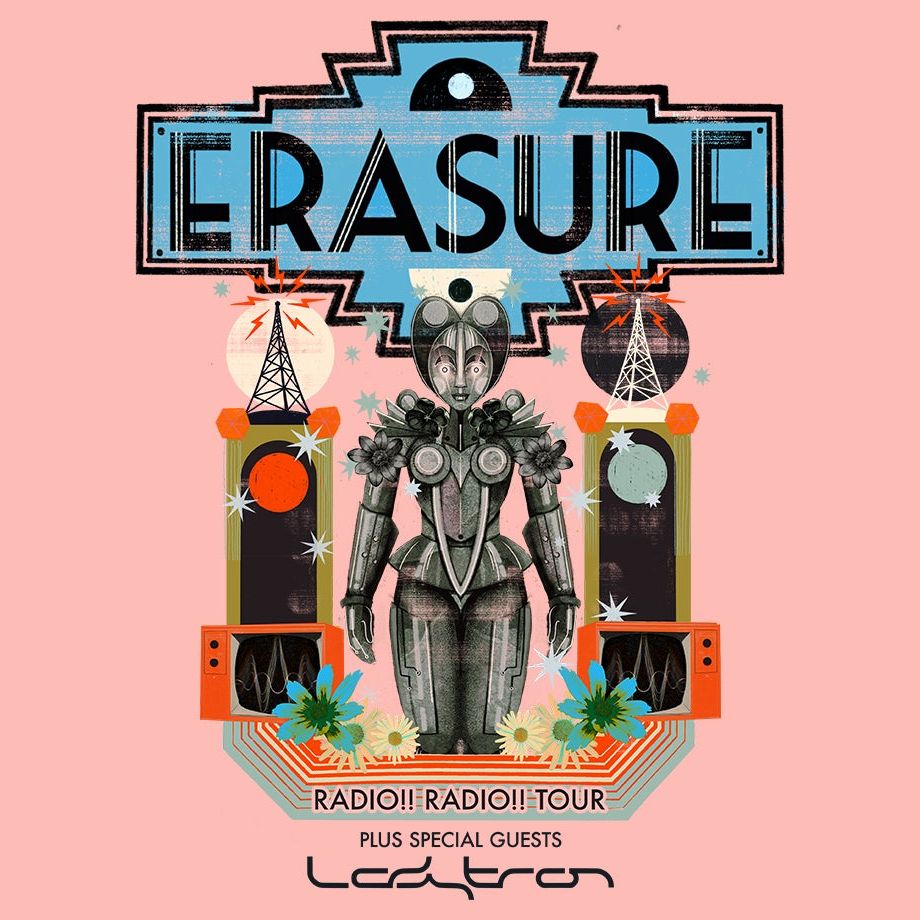 Erasure / Ladytron poster