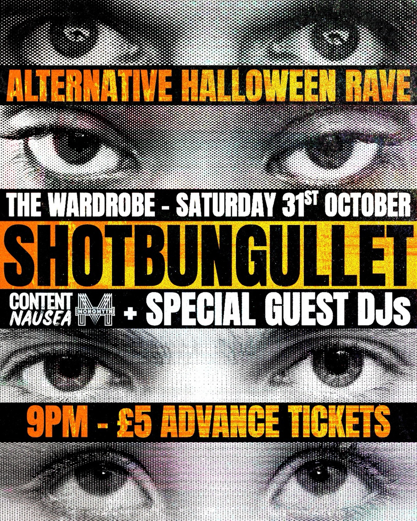 Alternative Halloween Rave poster
