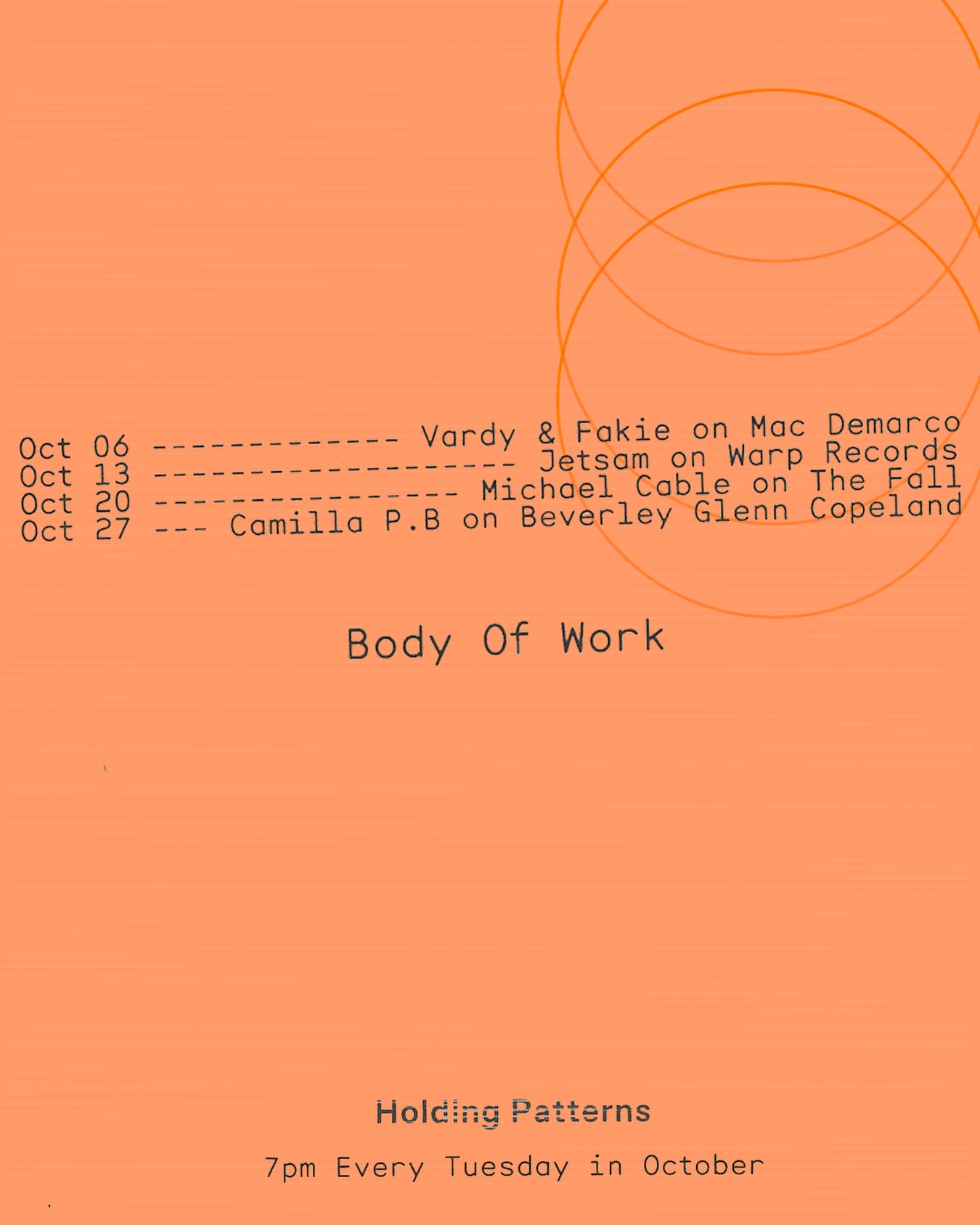 Body Of Work: Vardy & Fakie / Jetsam poster
