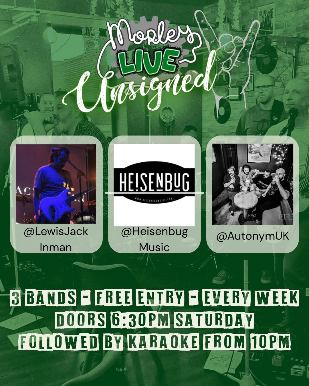 Morley Live Unsigned poster