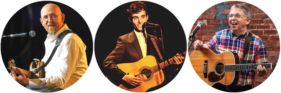 Winter Warmers – 3 Troubadours: Paul 'Silky' White / Chris Tavener / Dave Vermond poster