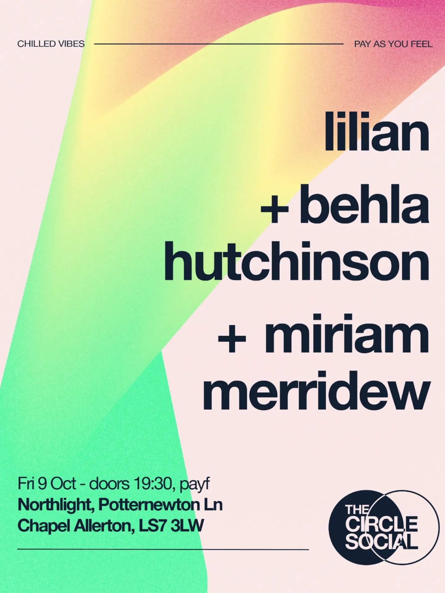 The Circle Social: Lilian / Behla Hutchinson / Miriam Merridew poster