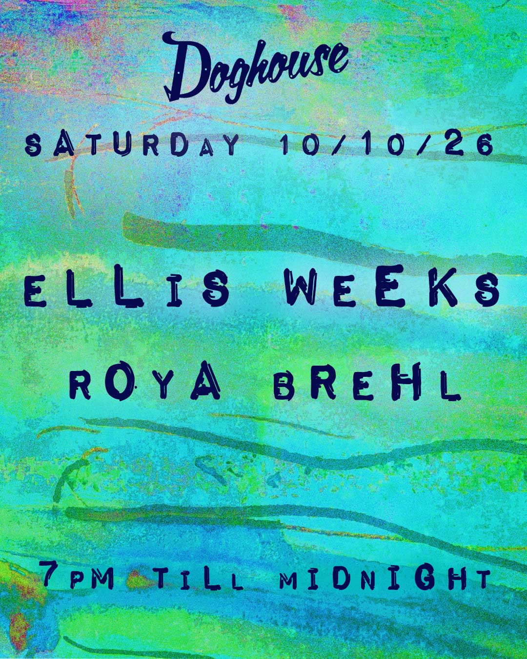 Ellis Weeks / Roya Brehl poster