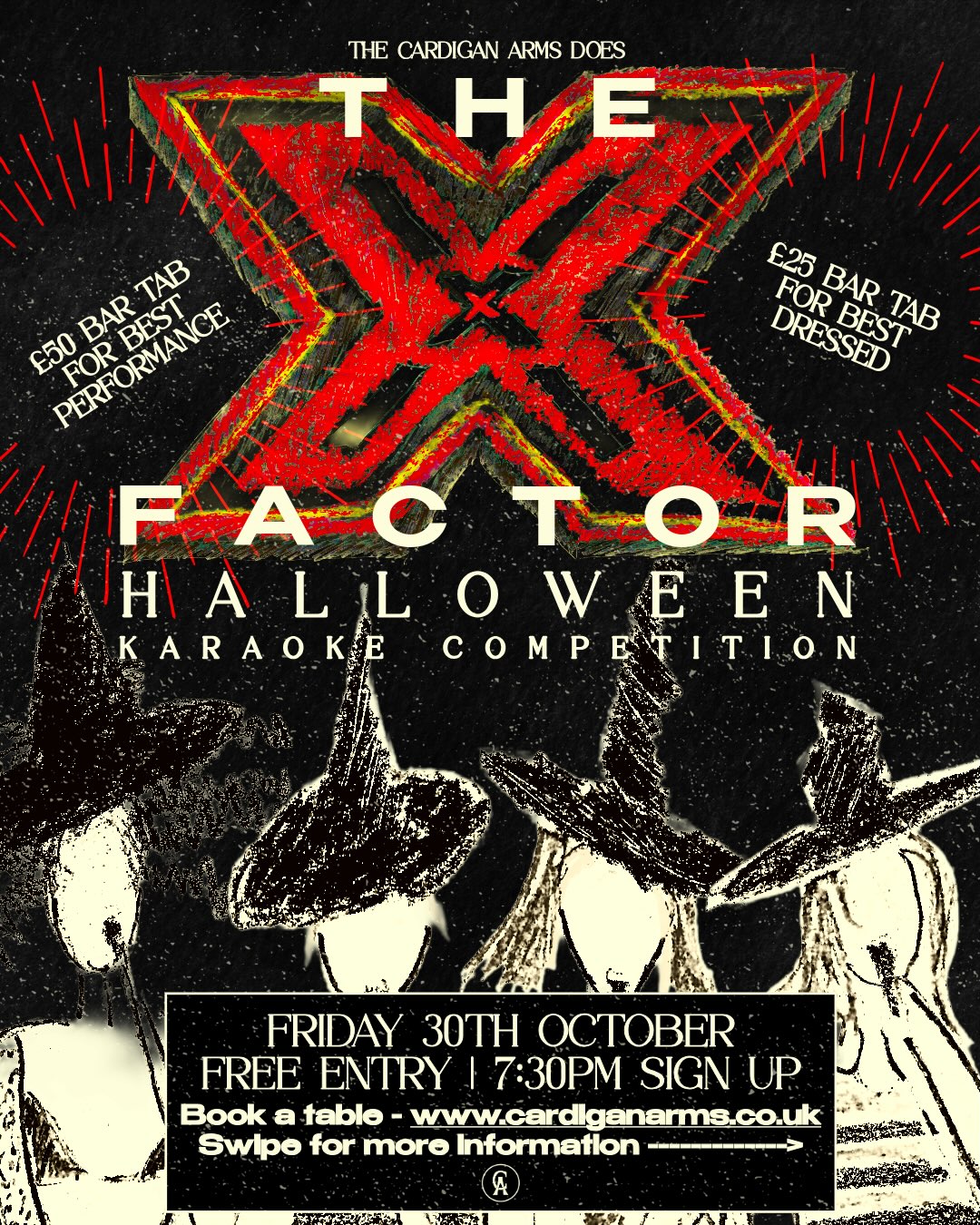 The X Factor Halloween Karaoke Competition poster