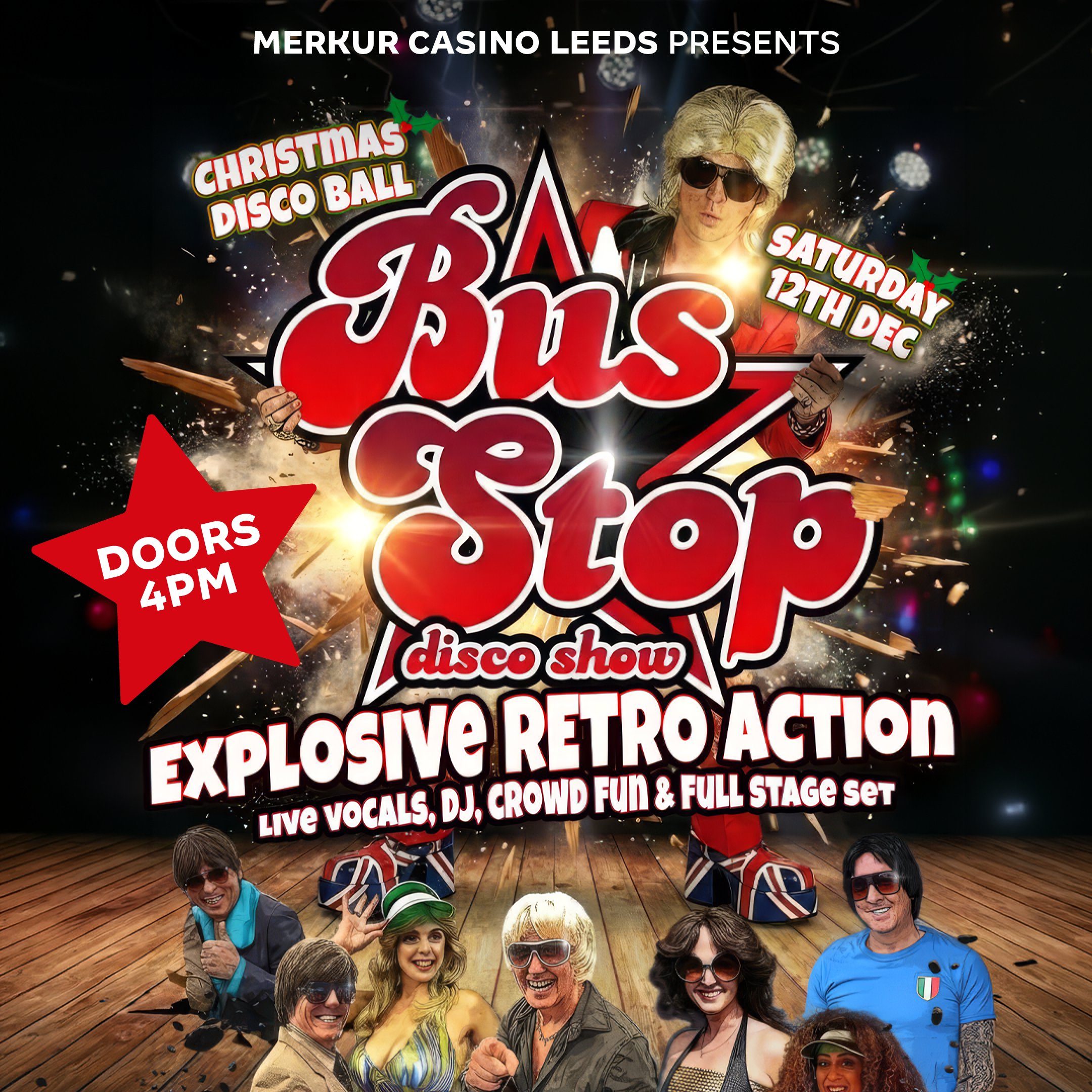 The Bus Stop Christmas Disco Ball: Tony Loveshaft poster