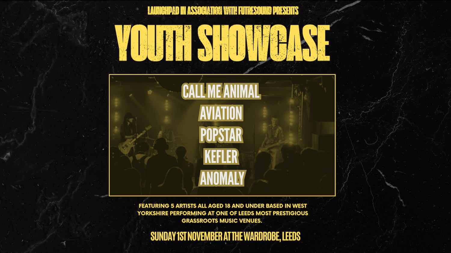 Launchpad Youth Showcase poster