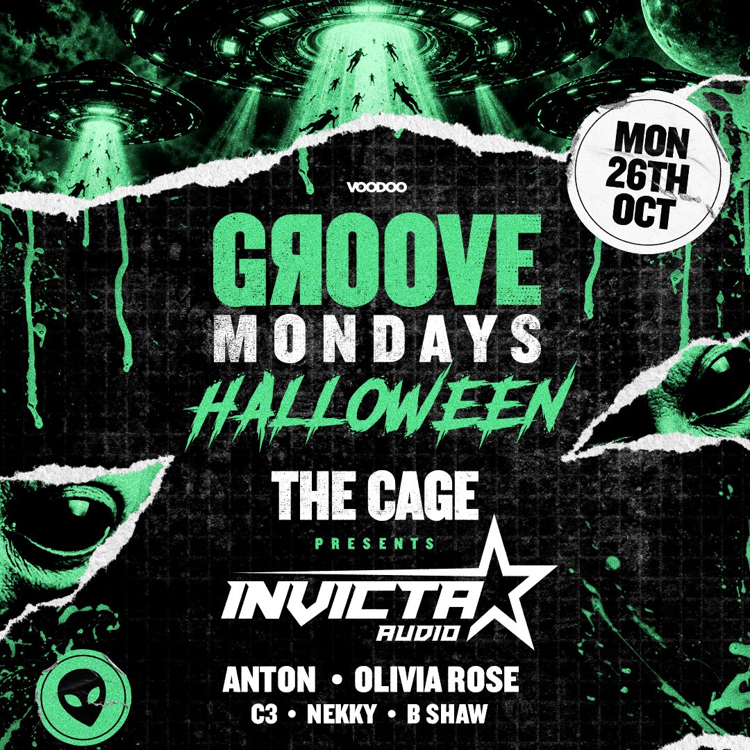 Groove Mondays Halloween poster
